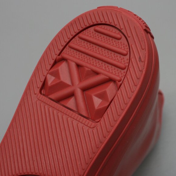 Converse Men's 9/Ladies 11 Red Rubber Waterproof Rain Shoes Sneakers Gym 144744C - Picture 11 of 12